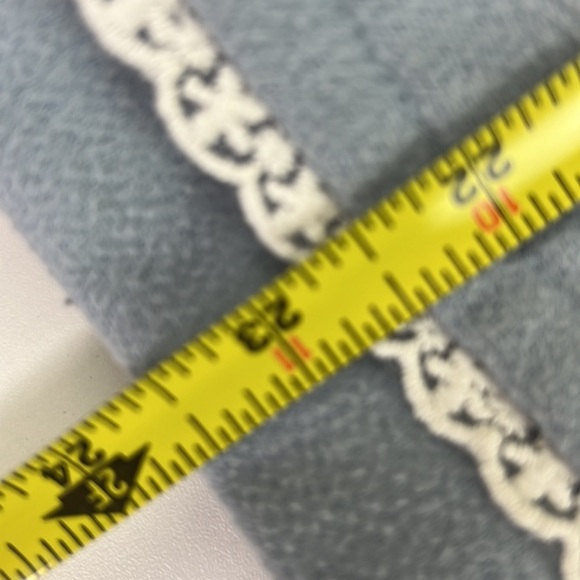 SOFT girl Esina Girls  Baby Blue Melton Cloth with Feminine Details - Picture 9 of 14